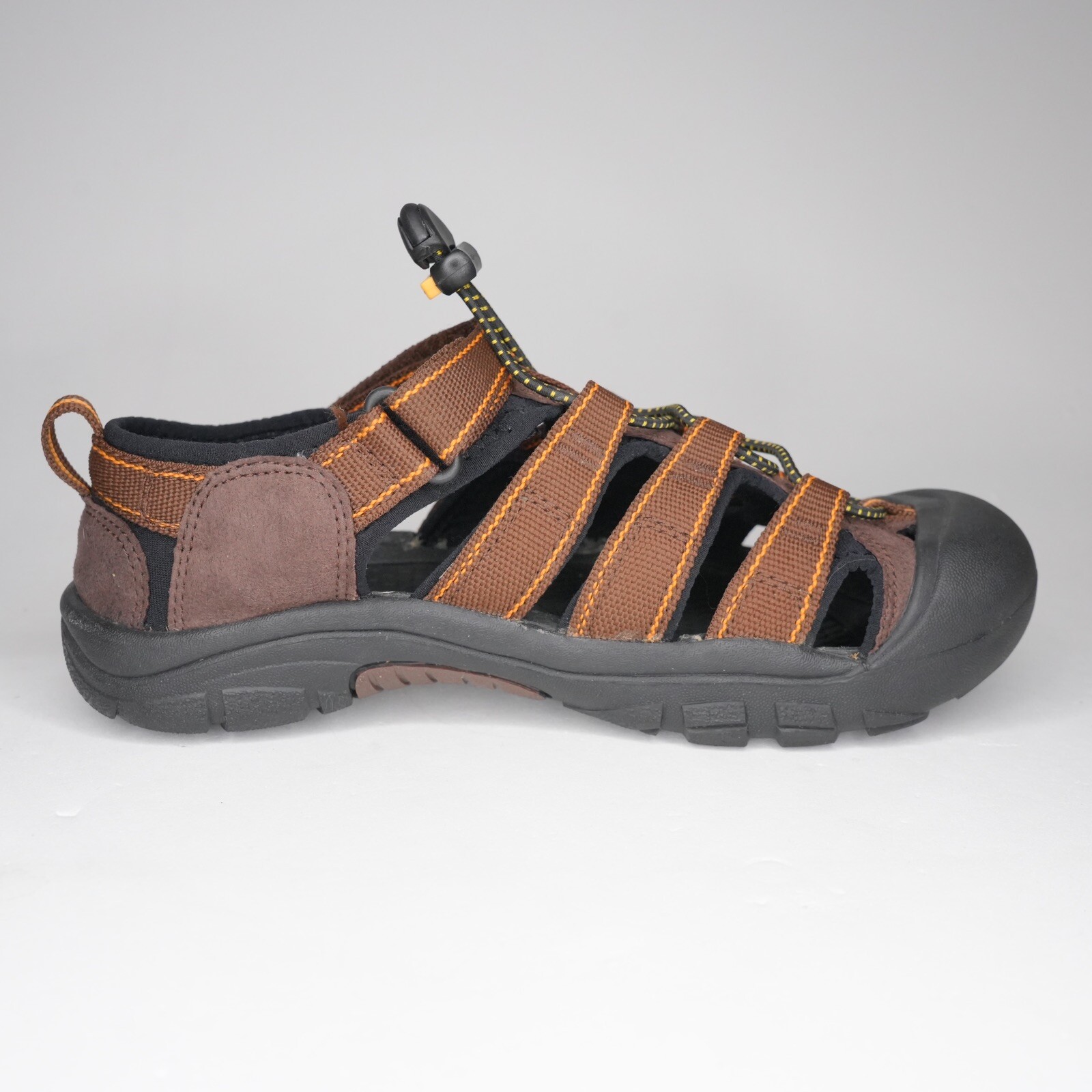 Sandali sportivi KEEN donna taglia 5 Newport punta chiusa impermeabili marrone nero