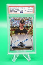2023 Bowman Chrome Prospect Auto Speckle Refractor /299 Ethan Salas PSA 10 R6220