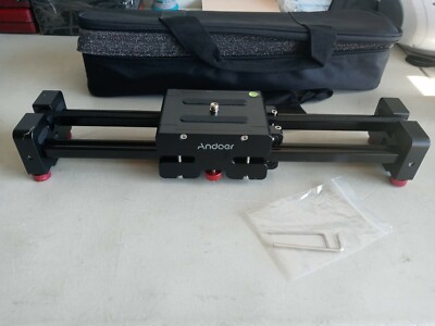 Andoer 41in Retractable DSLR Camera Video Slider