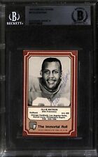Ollie Matson Signed 1975 Fleer The Immortal Roll Football HOF Cardinals BECKETT Ollie Matson Signed 1975 Fleer The Immortal Roll Football HOF Cardinals BECKETT