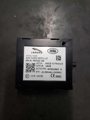 2016 RANGE ROVER SPORT WIFI Hotspot Sim Card Module ID# DPLA-70722-AB