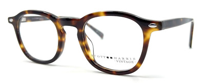 SCOTT HARRIS VINTAGE - V-57 C2 46/22/147 - TORTOISE - NEW Authentic EYEGLASSES