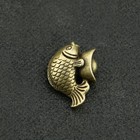 Vintage Brass Creative Fish Statue Ornament Mini Animal Figurine Crafts Gift