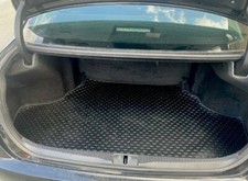 Lexus GS 300 Hybrid 2013 Onwards Fully Tailored Black Rubber Car Boot Mat (liner