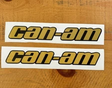 CAN-AM CANAM OUTLANDER MAVERICK DECALS  GOLD STICKERS OFFROAD