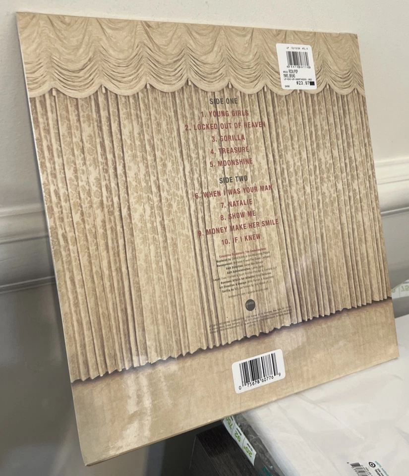 Bruno Mars "Unorthodox Jukebox" Neon Coral LP Vinyl 2012 Reissue Sealed NEW - Image 2 of 2