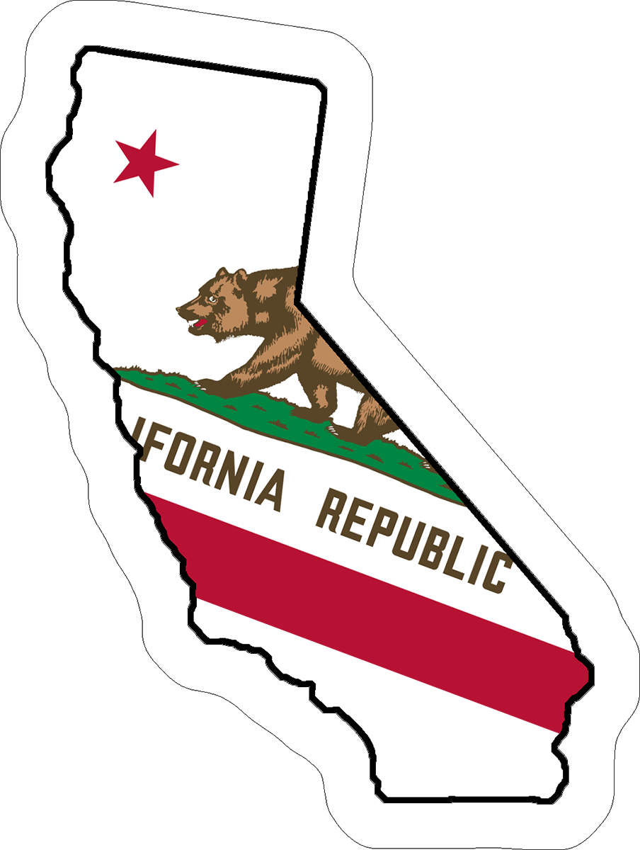 California State Sticker Decal