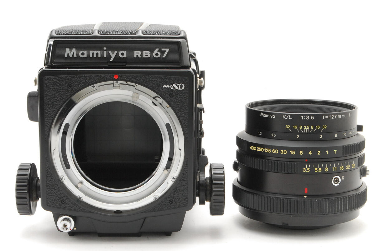 Mamiya RB67 Pro SD - 127mm f/3.5L K/L - 6x8 Filmback Mamiya RB67 Pro SD - 127mm f/3.5L K/L - 6x8 Filmback