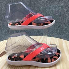 Under Armour Sandals Youth 3 Marbella VI Flip Flops Thong Slip on Comfort Pink