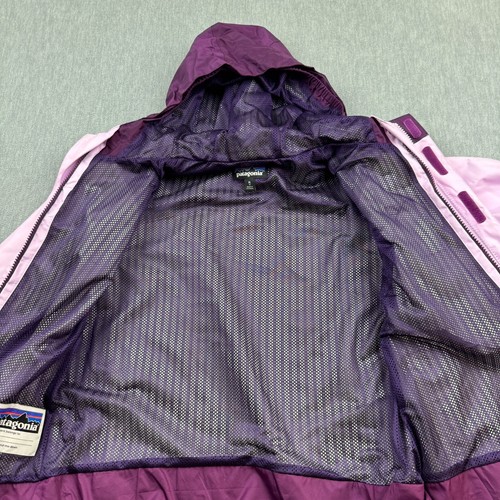 Patagonia Jacket Youth Girls XL 14 Pink 3 In 1 Hooded Ski Coat H2NO Rain 68366 - Picture 11 of 22