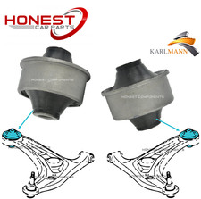For TOYOTA MR2 1999-2005 FRONT WISHBONE ARM REAR BUSHS X2 Karlmann