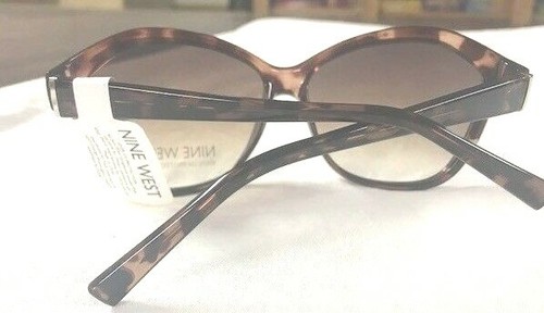 NUEVAS Gafas de sol Nine West para mujer marrón tortuga carcasa - Imagen 4 de 4