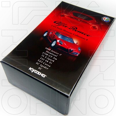 ALFA ROMEO 4C 2013 MINICAR COLLECTION 4 KYOSHO 1:64 RED METALLIC