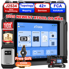 XTOOL D9 MAX TOP Auto Diagnostic Tool J2534 E...