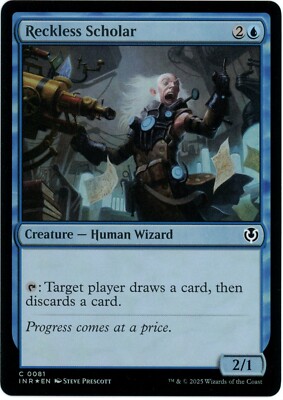 Reckless Scholar (Foil) 0081 - Innistrad Remastered - MTG - NM/M