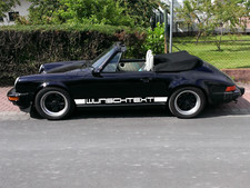 Seitenstreifen Carrera Style Schriftzug Wunschdesign Wunschtext Decal Aufkleber