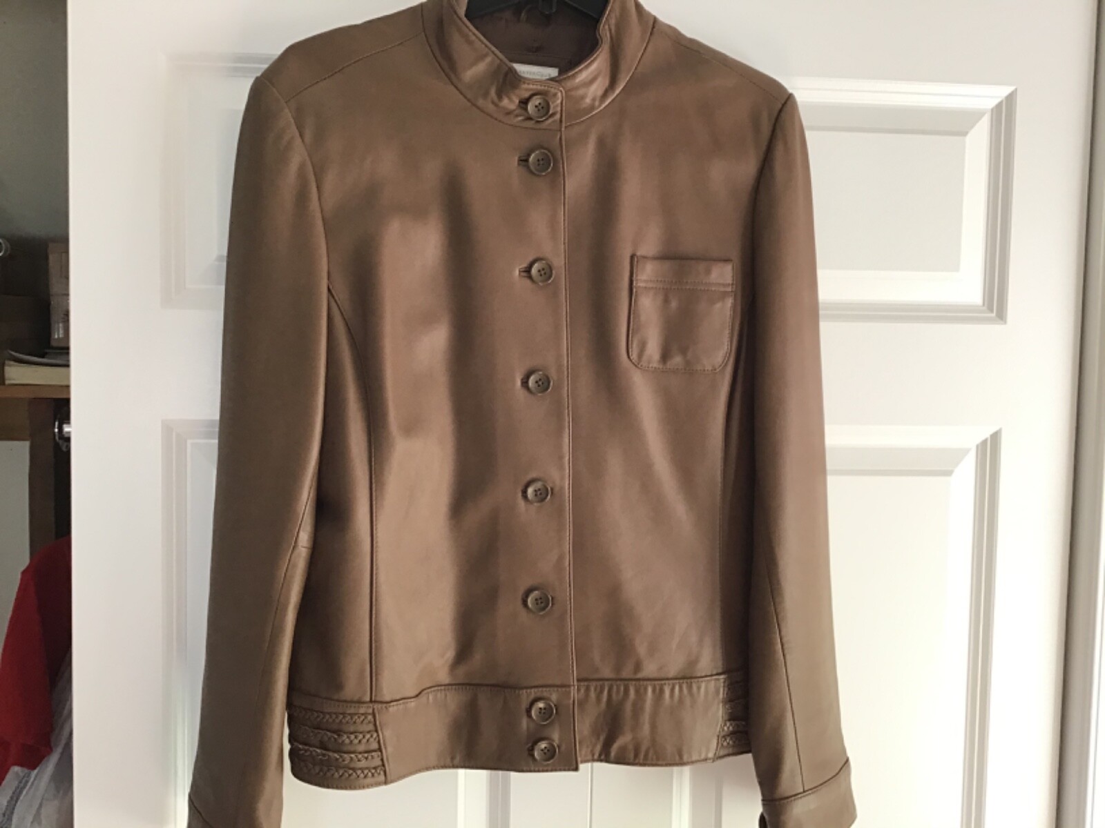 charter club leather jacket