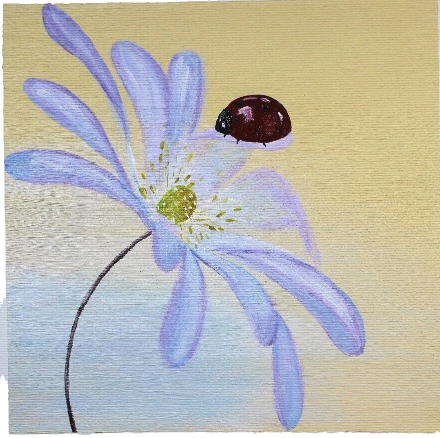 Miniature Floral Art Paintings