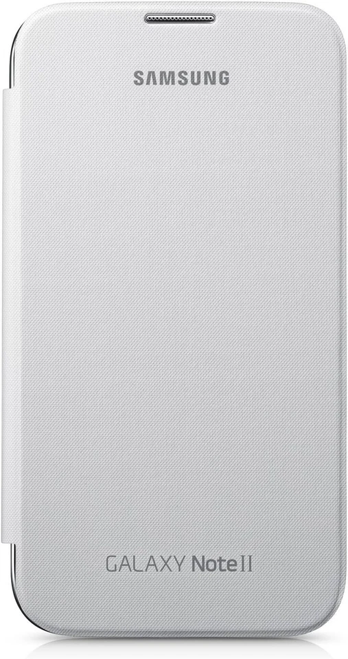 New Original Samsung Galaxy Note II N7100 Flip Cover Phone Case with NFC - White - Image 3 of 4