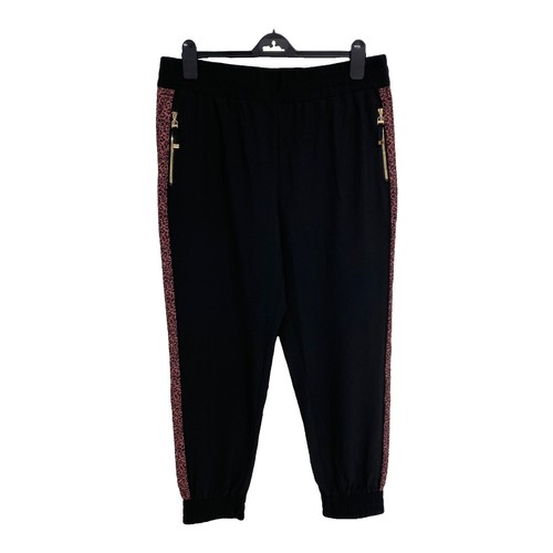 Pantalon Slim Chico's En Denim Noir - Taille 2, Fermetures éclair Dorées - Occasion Très Bon état