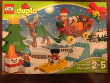 lego duplo town santa's winter holiday 10837 building kit