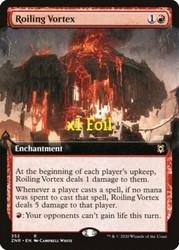 Roiling Vortex (Extended Art) #352 Foil Zendikar Rising