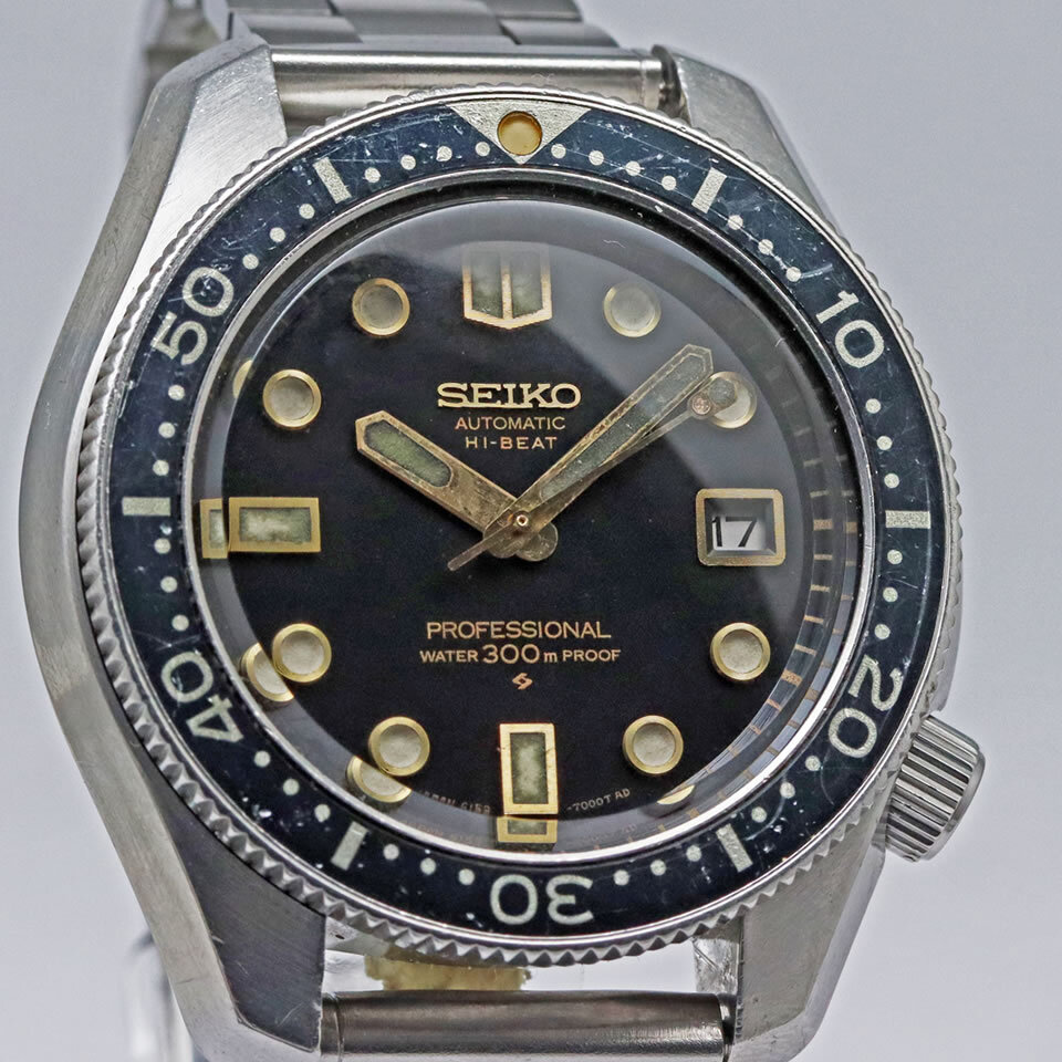 SEIKO PROFESSIONAL DIVER 300m 6159-7000 HI-BEAT 1968 44mm Men's