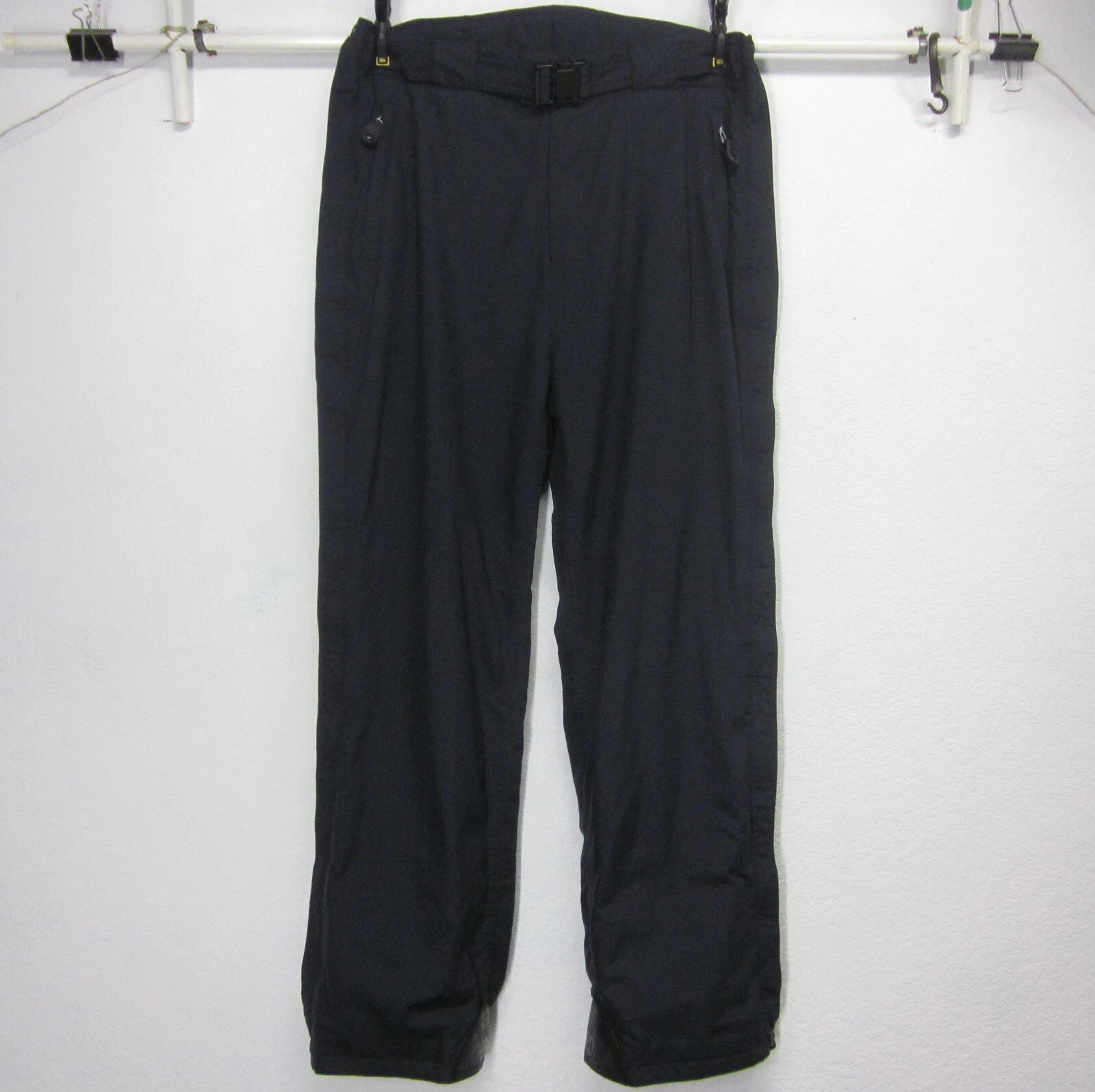 nordica belted ski snowboard zip pockets gaiters pants