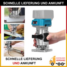 Elektrische Oberfräse Einhandfräse Trimmer Holz Handfräse für Makita 18v DE