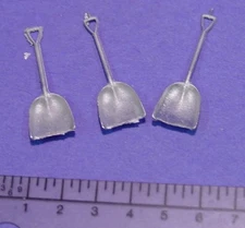 O/On3/On30 1/48 SCALE SCOOP SHOVELS WISEMAN MODEL SERVICES DETAIL PARTS #O126