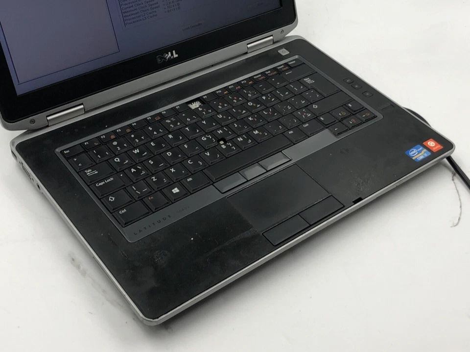 Dell Latitude E6430 i7-3740QM 2.6 4GB RAM SIN HDD/OS Pantalla defectuosa/Reposamanos pegajoso Foto 3 de 4
