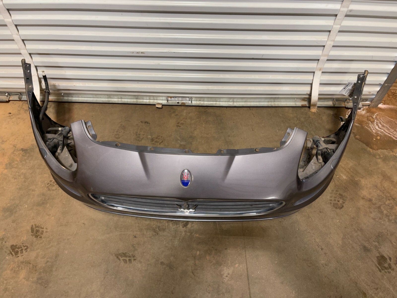2005-2007 MASERATI COUPE GT FRONT BUMPER COVER PANEL W/ CENTER GRILL GRILLE OEM