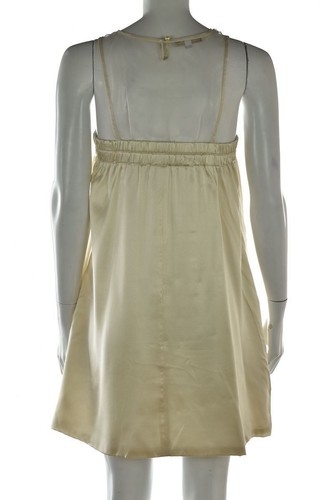 NEW Corey Lynn Calter Dress Size 4 Ivory Sheath Silk Above Knee Party - Picture 2 of 5