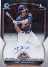 2023 Topps Bowman 1st Chrome, Autograph Diego Mosquera  #CPA-DM