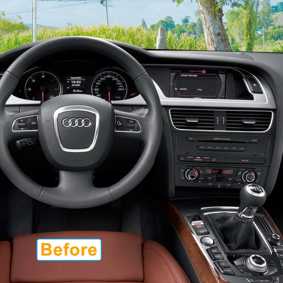 8.8"HD Car Stereo Radio for Audi A4L 2009-2012 Left Carplay&Android Auto GPS DSP - Image 4 of 4