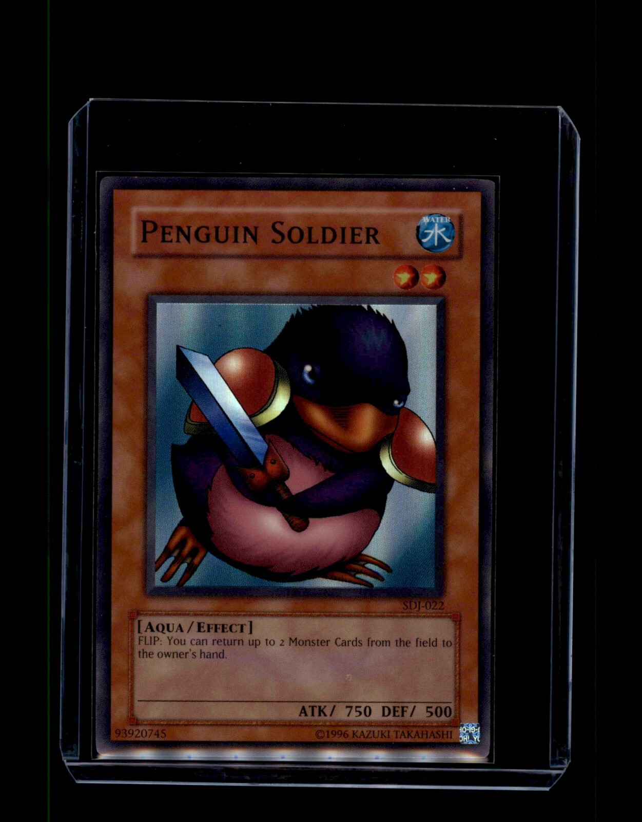 Yu-Gi-Oh Penguin Soldier SDJ-022 SR Unlimited Edition  