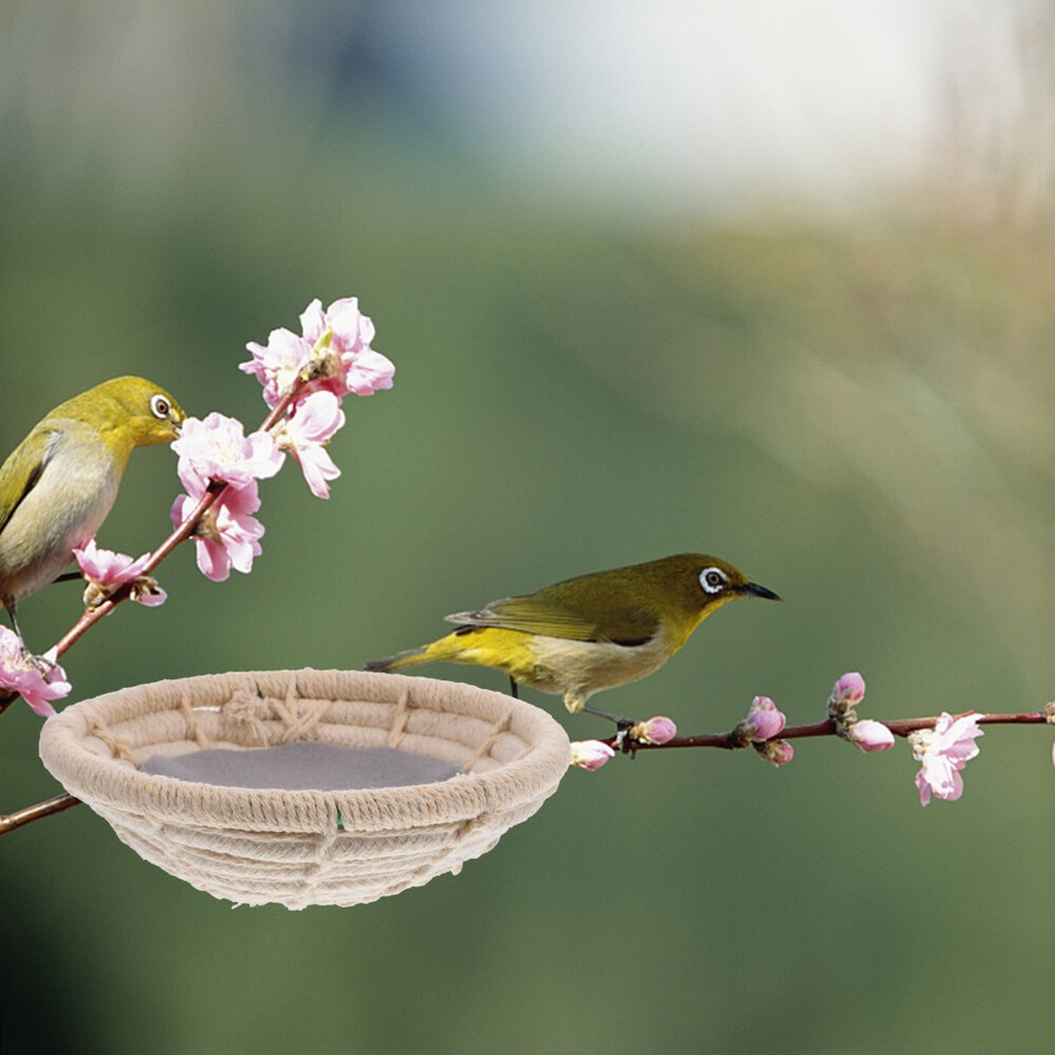 Hatching Hut Parakeet Cage Bird Hammock Parrot Weave Rope Nest eBay