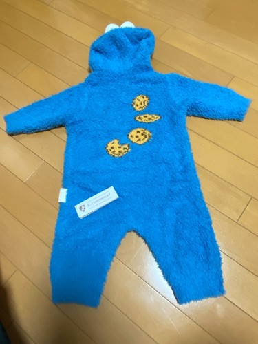 GELATO PIQUE × SESAME STREET Cookie Monster Baby Rompers Size 70 Brand New Blue - Picture 24 of 24