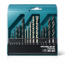 Set 16 Punte Trapano Metallo Legno Muratura 2-10 mm con Valigetta VHT02583