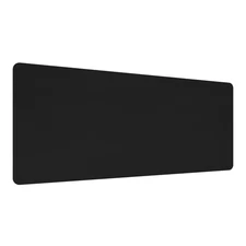 31"x16" Desk Mat Protector, PVC Non-Slip Mouse Pad Mat, Black