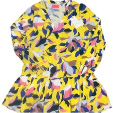 Maaji Dress Women S Small Multi Diving For Corals Abstract Lace Up Anthropologie