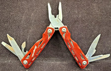 SNAP-ON Stainless Steel Red Easy Grip 9-in-1 Multi-Tool 2 3/4"