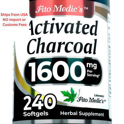 FITO MEDIC'S Lab | Activated Charcoal | 240 caps | 240 Count (Pack of 1)