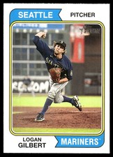 Logan Gilbert 2023 Topps Heritage #247 Mariners MLB READ FREE SHIP AutographDen