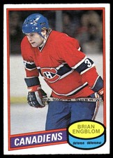 1980-81 O-Pee-Chee #304 Brian Engblom Montreal Canadiens Hockey Card