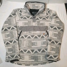 Carhartt Women's Relaxed Fit Fleece Pullover Snap Sherpa Aztec Size M 8-10 