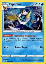 Vaporeon (Cosmos Holo) Holo Promo Miscellaneous Cards & Products 030/185 LP