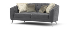 Sofology Bijou Fabric 3 Seater in Manolo Slate Luxe Mix