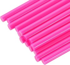 uxcell 16 Pcs Mini Hot Glue Sticks, 0.28" Dia x 3.94" x 3.94", Pink  0.64 per gallon
