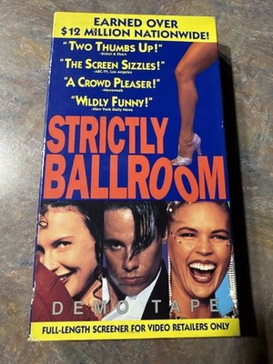 Strictly Ballroom (VHS, 1993) Touchstone Full Length Screener